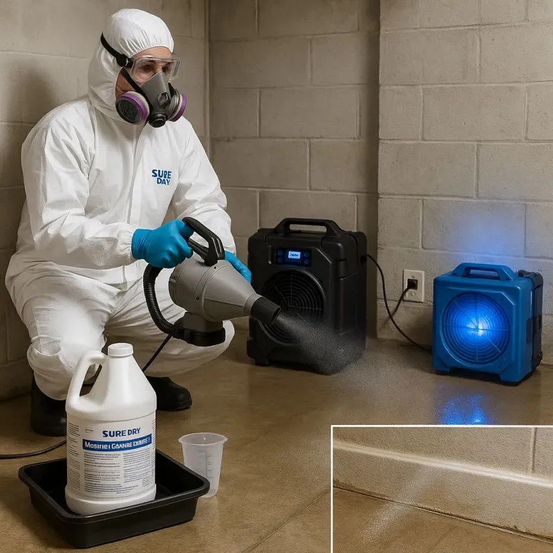 Sanitization and Odor Removal process in Central Islip, NY